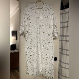 Anthropologie Eyelet Kaftan